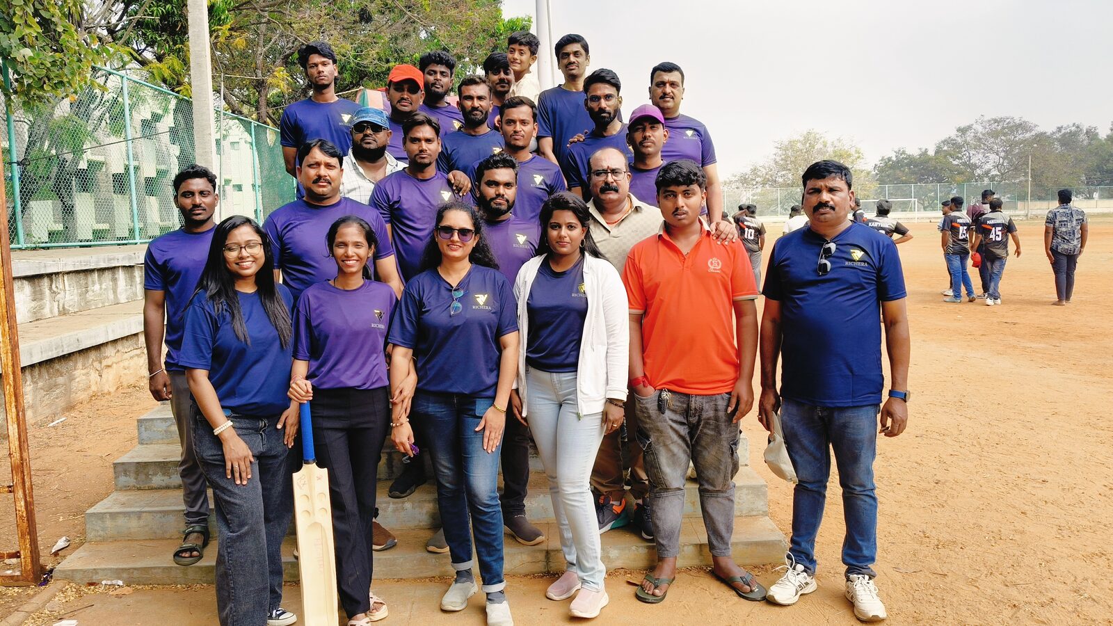 Colleagues during recreation